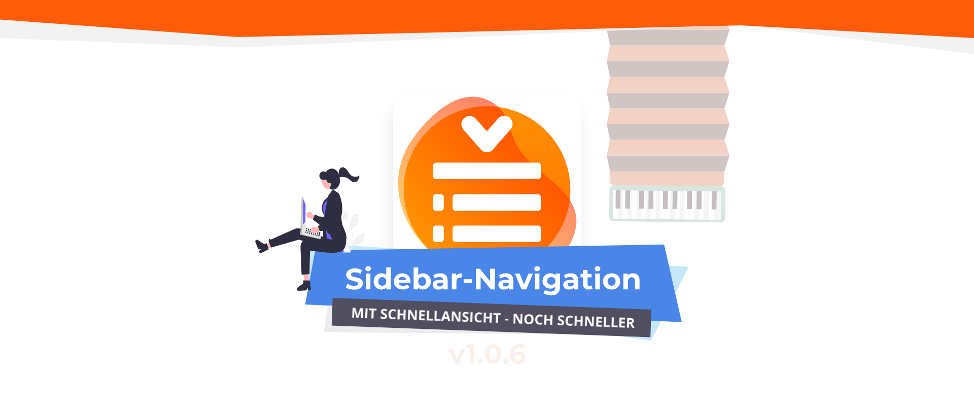 Verbesserte Kategorieübersicht mit "Sidebar-Navigation als Accordion" Plugin für Shopware 6