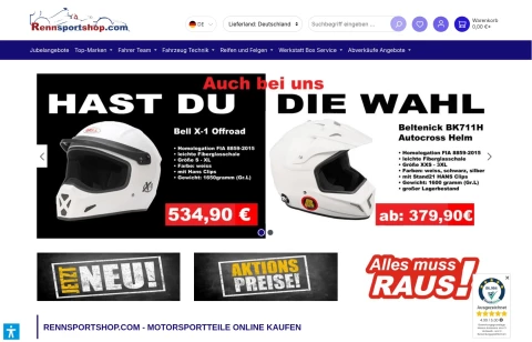 Customer Cover Bild für Rennsportshop